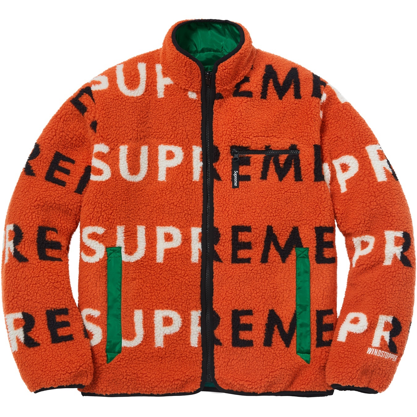 Reversible Logo Fleece Jacket view 3